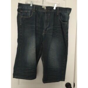 PJ Mark Men's Big & Tall Jean Shorts Pockets Blue Denim Size 44